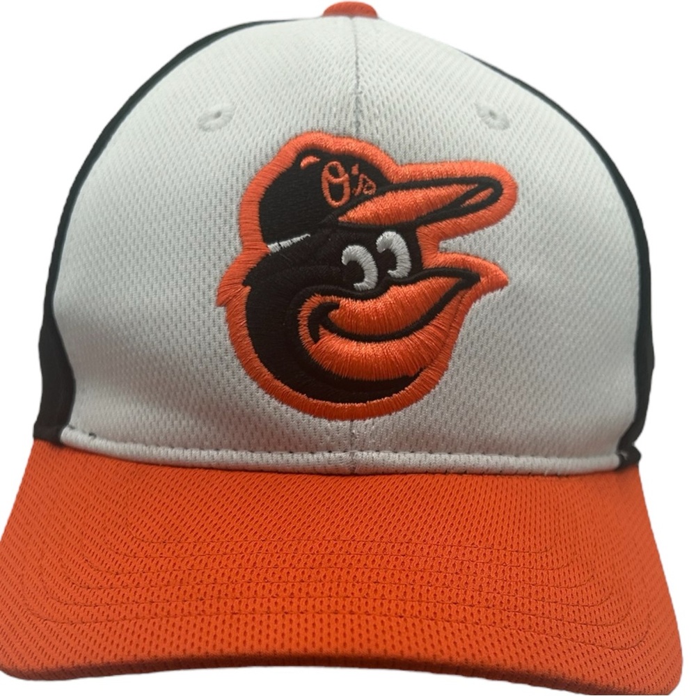 Kids Orioles Orange and White Cap